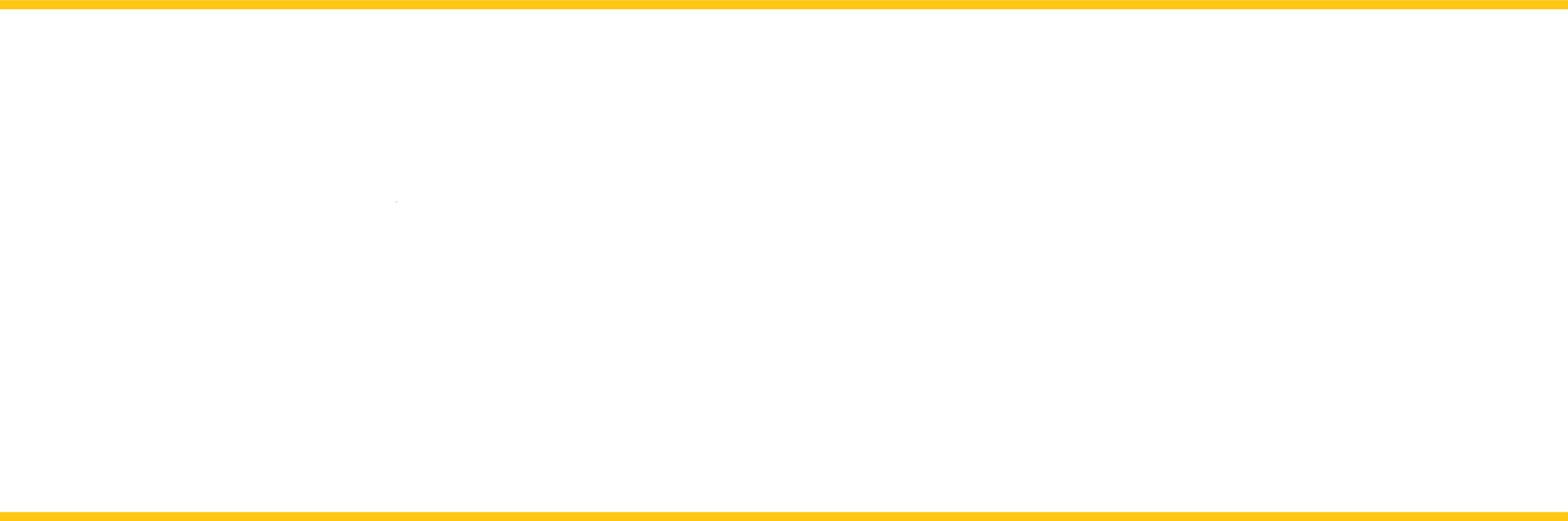 two gold bars at top and bottom with a white plain background in the middle