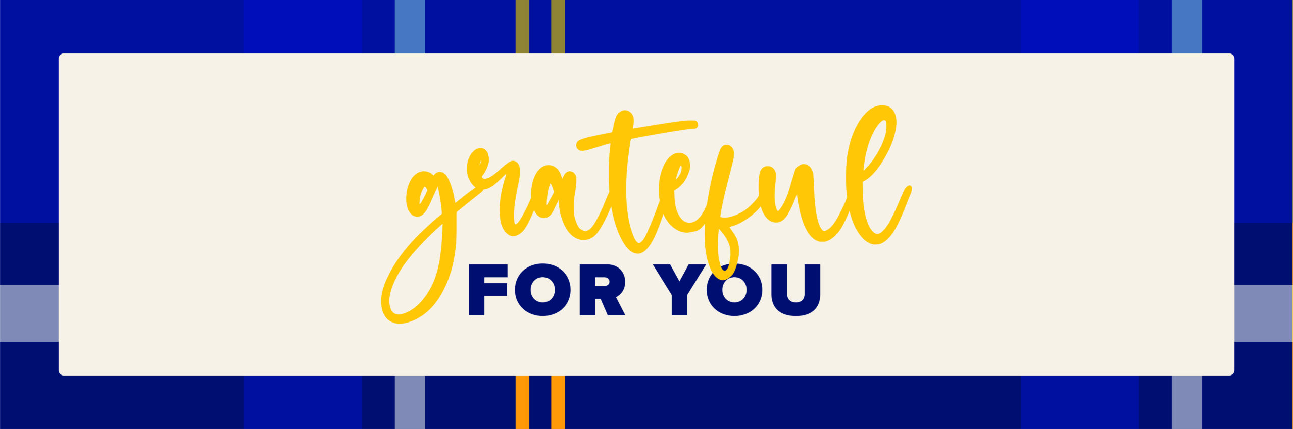 grateful for you with blue border banner graphic