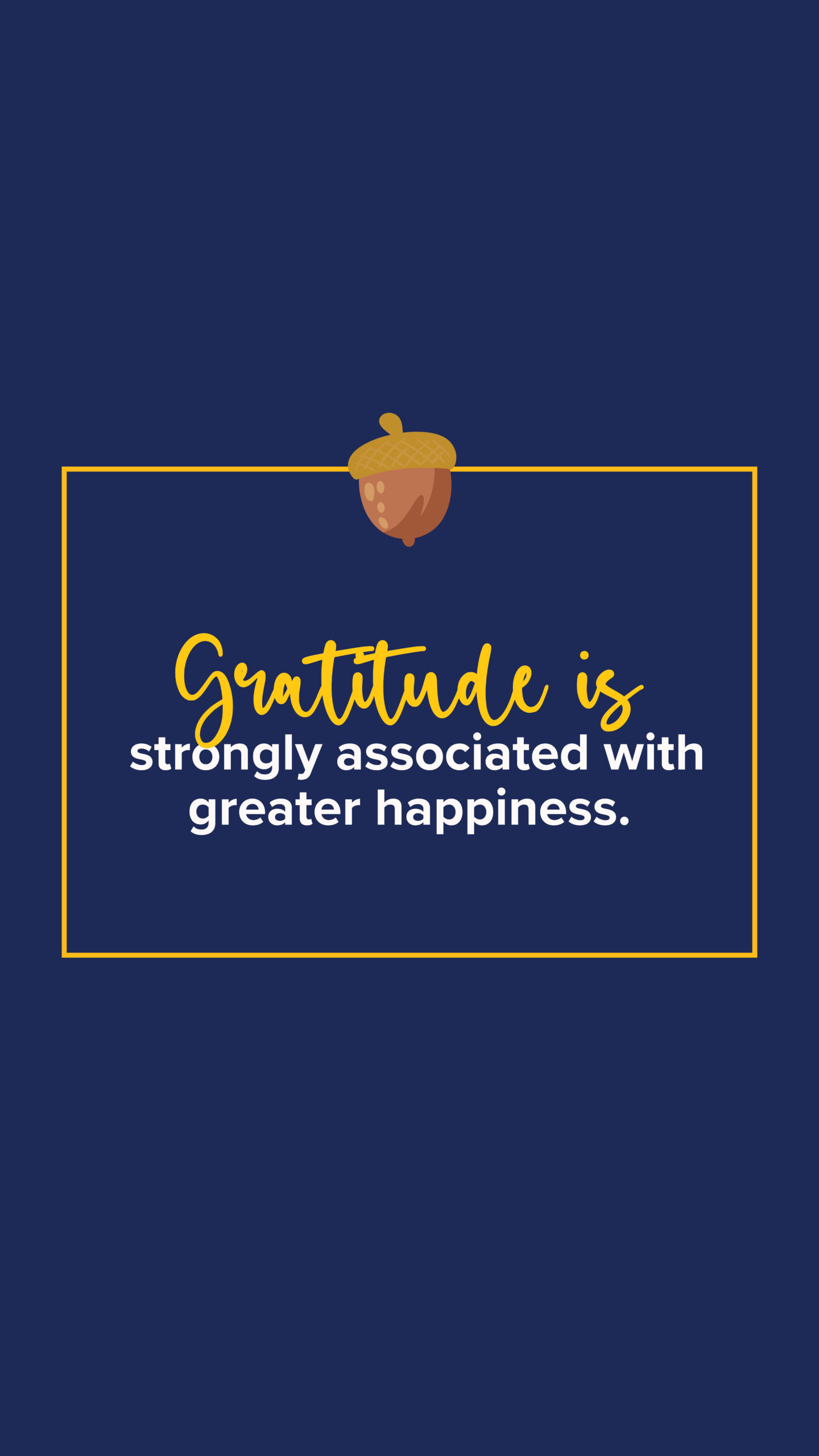 Gertitude is greater happiness. graphics