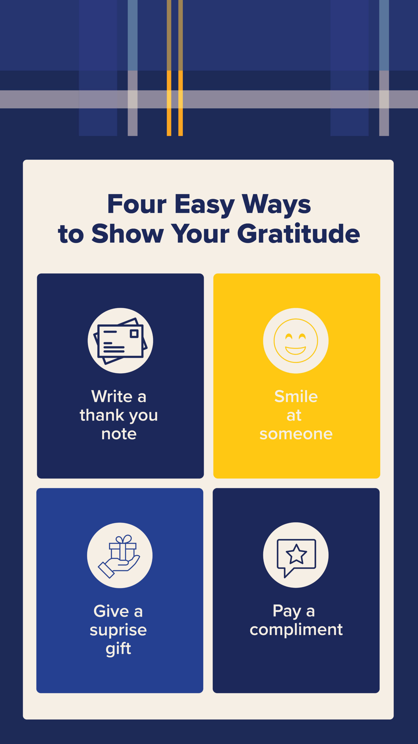 Four Easy Ways to Show Your Gratitude graphics