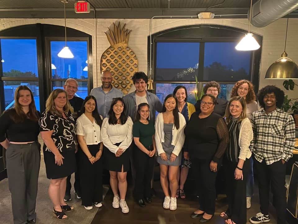 group photo of people posing for photo