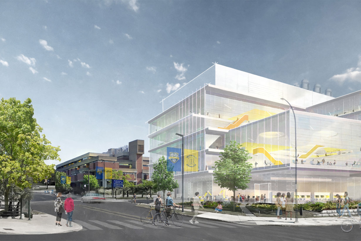 rendering of a new building