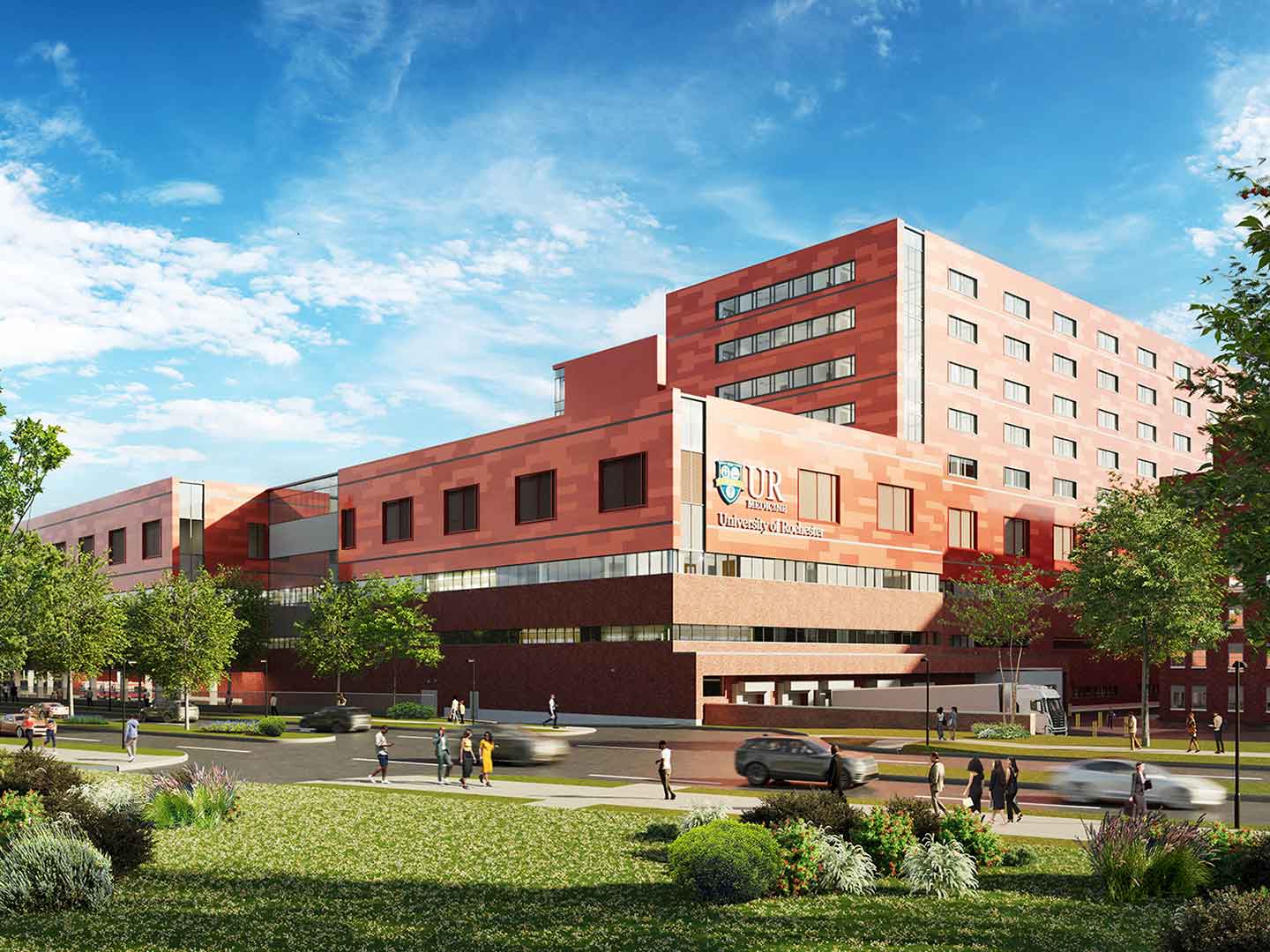 Strong Hospital building concept photo
