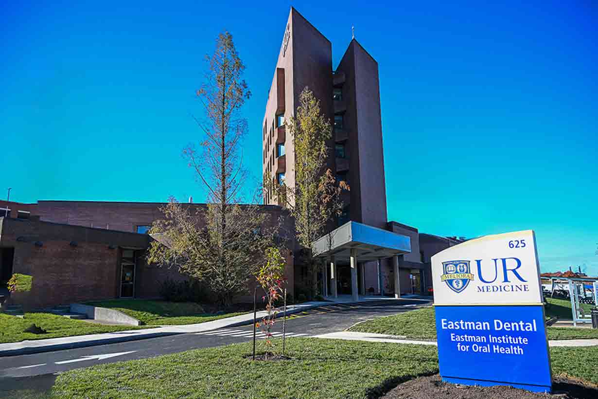 EIOH building against a blue sky