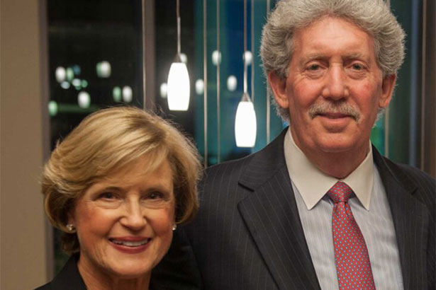 Jeanne Benet and University Trustee Jay S. Benet ’76S (MBA)