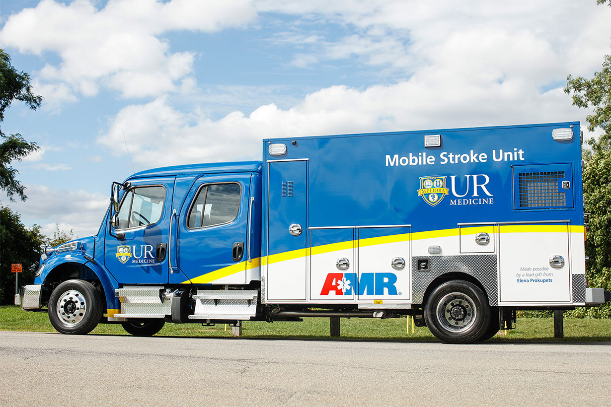 UR Medicine Mobile Stroke Unit ambulance