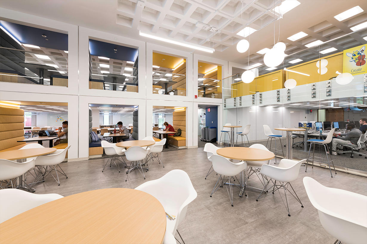 interior of a library