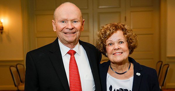 Trustee Emeritus John Bruning '24 (Honorary) and Barbara Bruning
