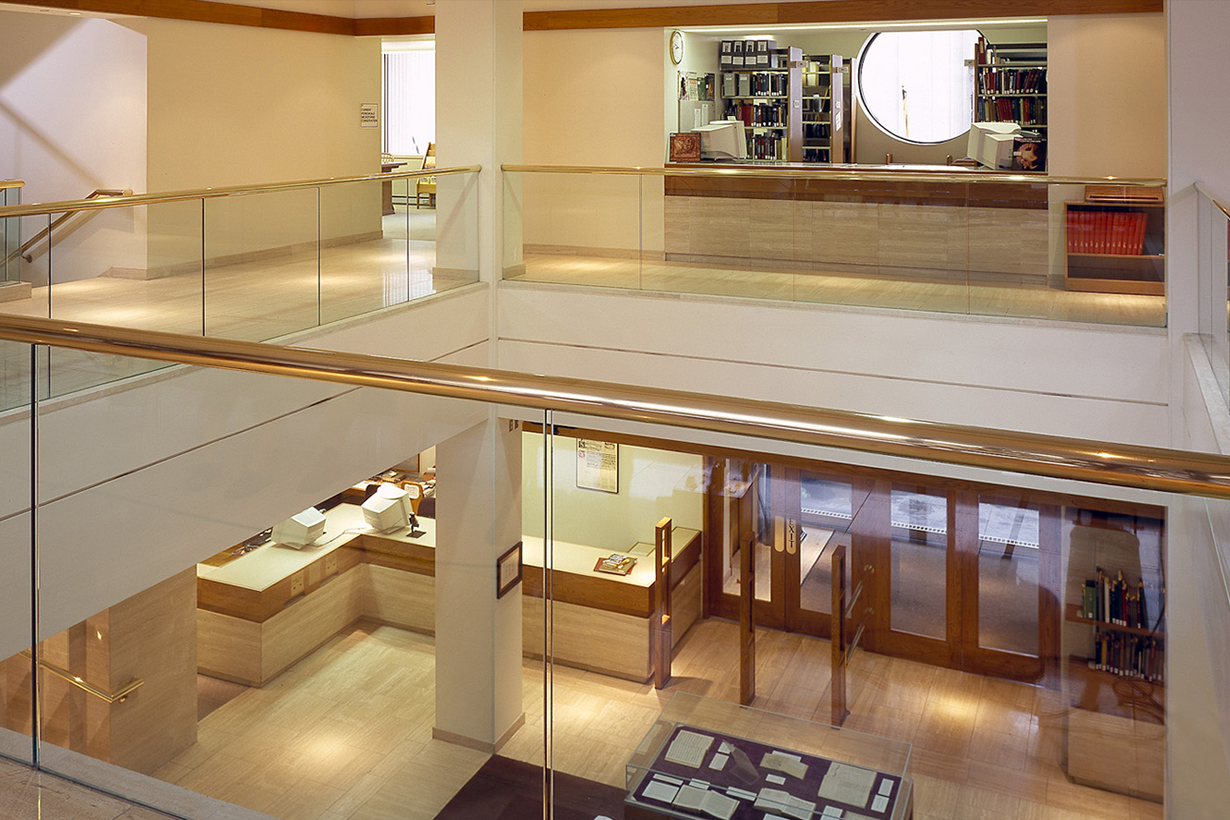 Interior of a library