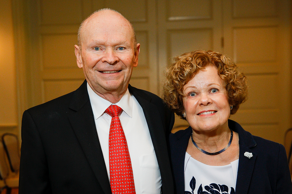 Trustee Emeritus John Bruning '24 (Honorary) and Barbara Bruning