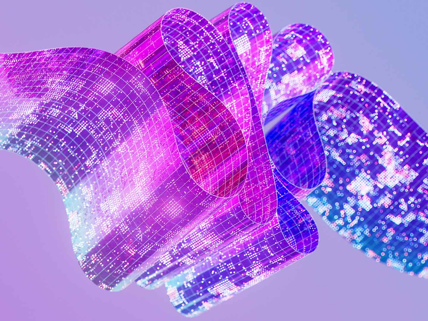 Abstract background featuring purple and pink hues with a blue sky, creating a vibrant and dynamic visual effect.