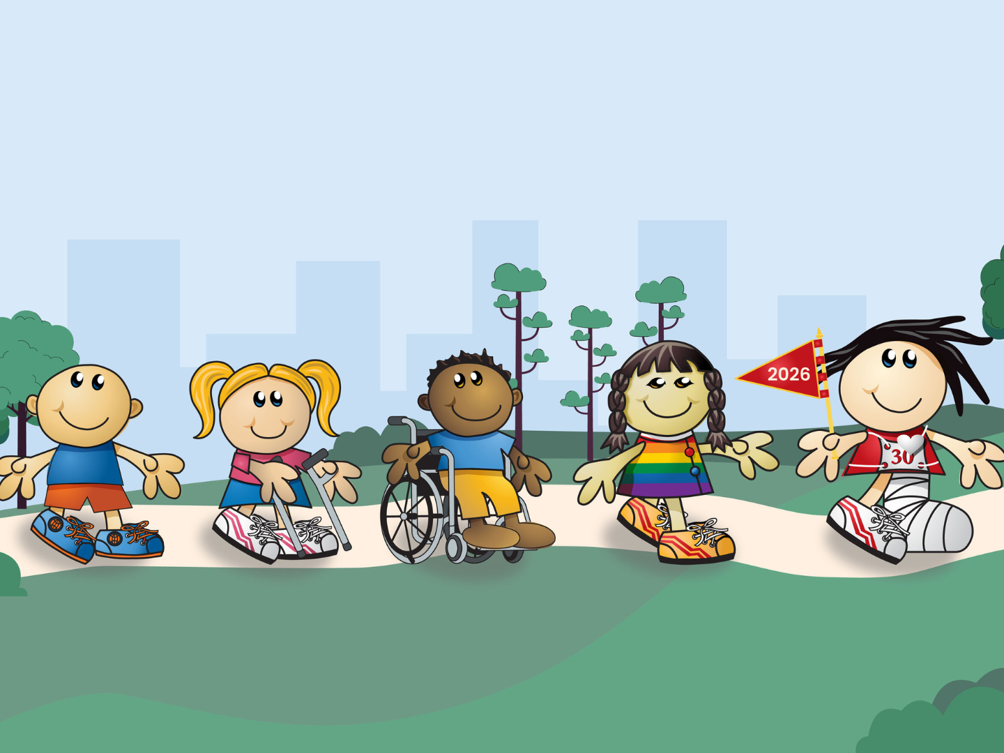 Sandy and friends cartoon